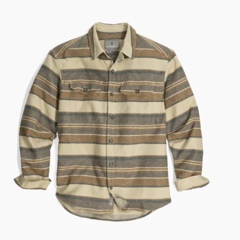 Royal Robbins Clouds Rest Hemp Long Sleeve Button Down Shirt Size Small